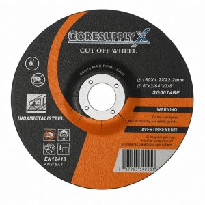 6” x .045” x 7/8” – T42 - Cut-Off Wheel for Metal, Stainless Steel (INOX) and Steel