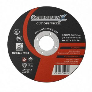 4-1/2” x .045” x 7/8” – Type 41 - Cut-Off Wheel for Metal and Stainless Steel (INOX)