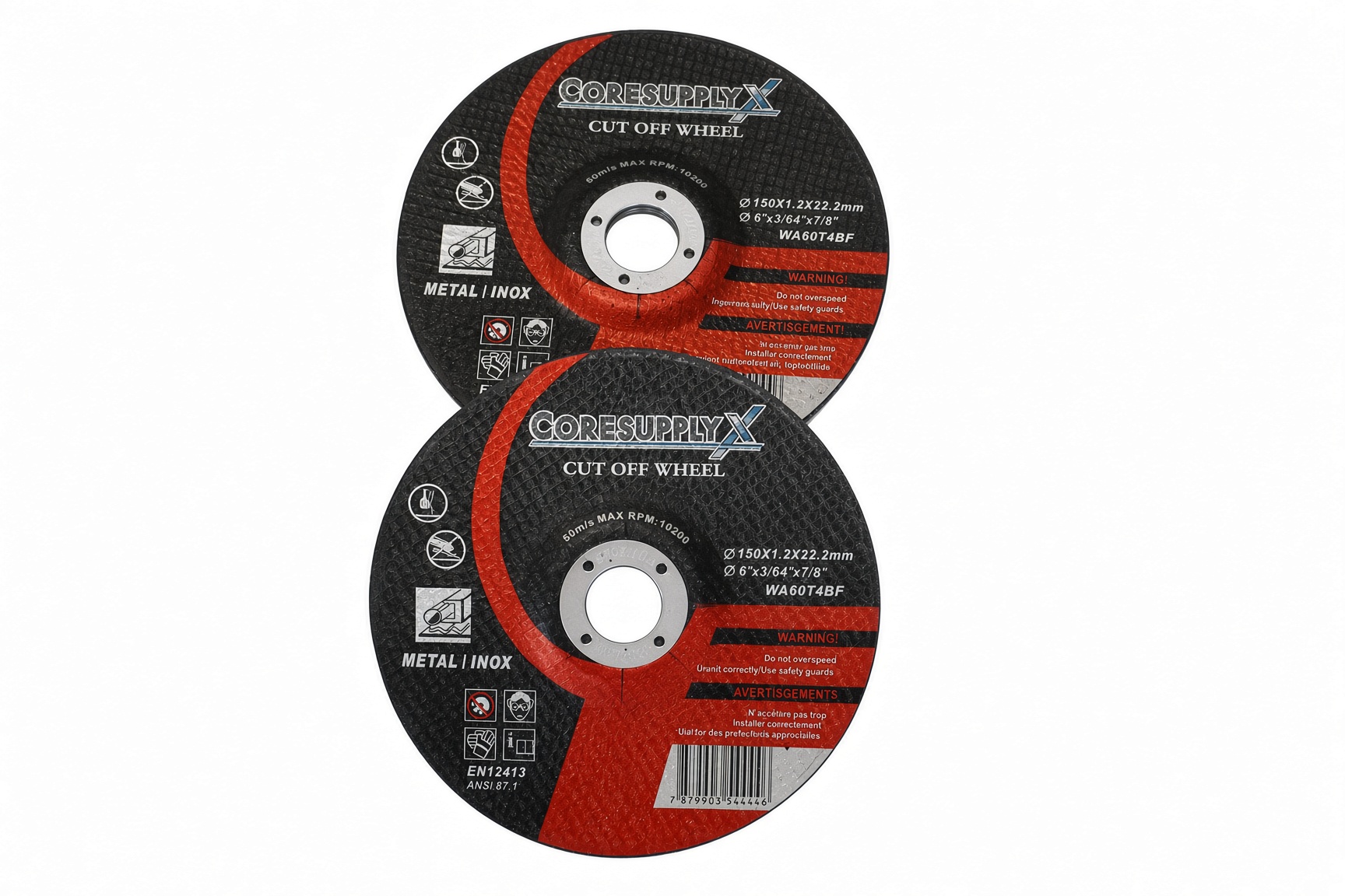 6” x .045” x 7/8” – T42 - Cut-Off Wheel for Metal and Stainless Steel (INOX) - Image 3