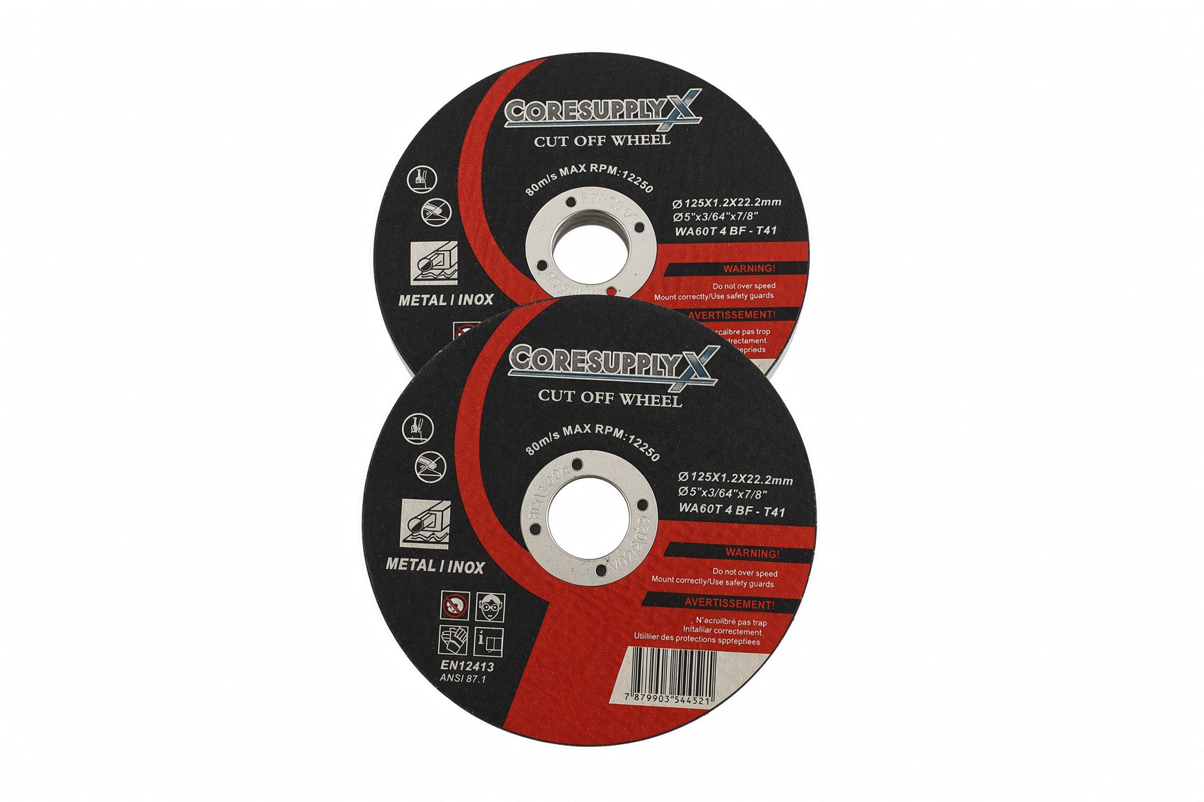 5” x .045” x 7/8” – T41 - Cut-Off Wheel for Metal and Stainless Steel (INOX) - Image 3